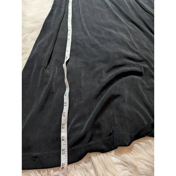 Classic Vintage sz 12 Black Sleeveless Maxi Dress Dress Casual Evening Wear - Picture 8 of 8